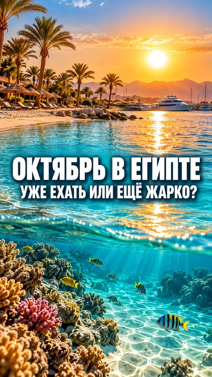 Октябрь в Египте: уже ехать или ещё слишком жарко?
