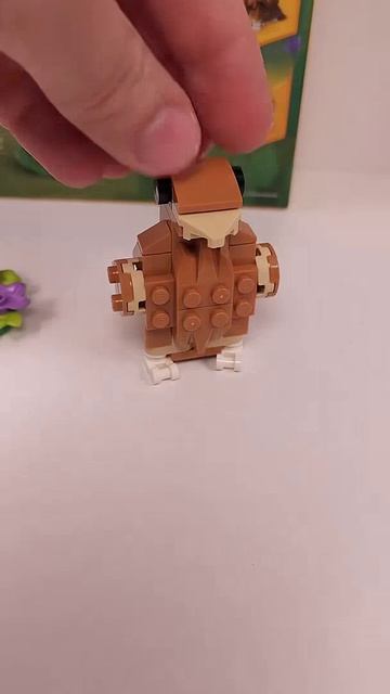 LEGO Орёл 31376 из Creator 3in1 Милый хомячок с цветком