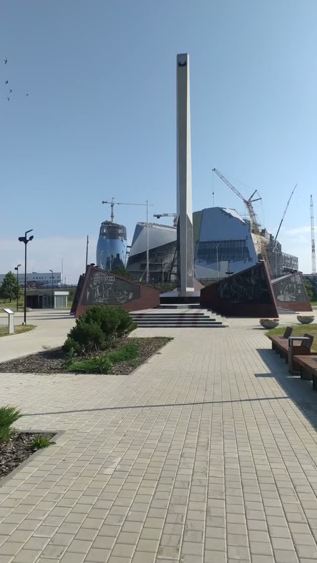 А теперь Кемерово. Тут нет метро... пока. Парк маршала Жукова Фрагмент 15