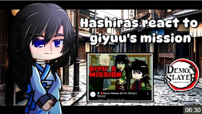 Hashiras React To Giyuus Mission  Credits - Yolo.1  Ft.mr Shiny Gcmm Gcrv