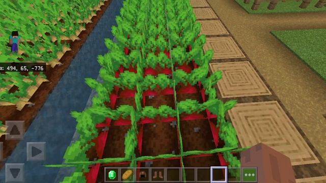 Ищем ресурсы в деревушке Minecraft