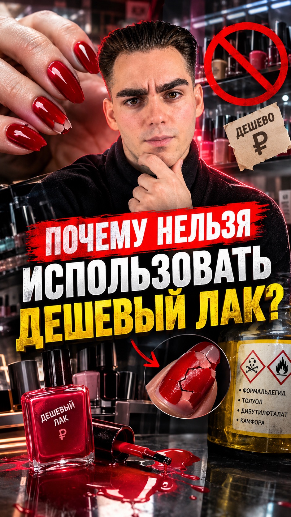 ДЕШЕВЫЙ ЛАК | ПОЧЕМУ НЕЛЬЗЯ ПОЛЬЗОВАТЬСЯ?