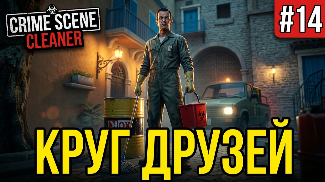 Прохождение игры Crime Scene Cleaner-14-Круг друзей.