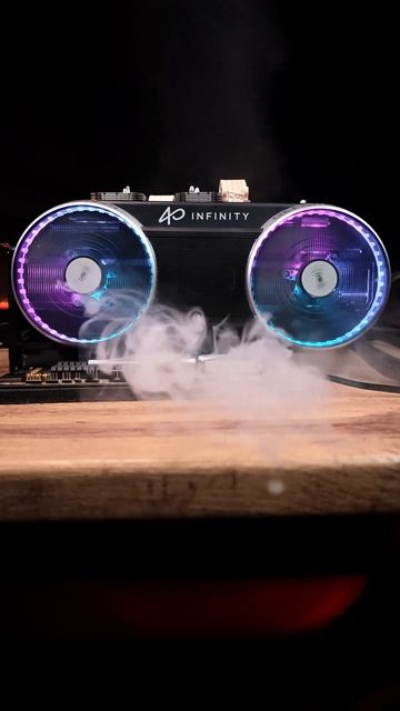 AORUS RTX 5080 INFINITY  вот как работает Airflow!