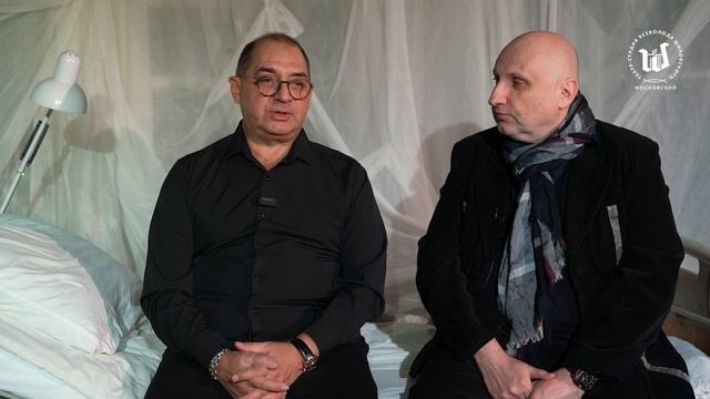 Сергей Владимирович Казаков на сцене театр-студии Шиловского в спектакле В ожидании сердца