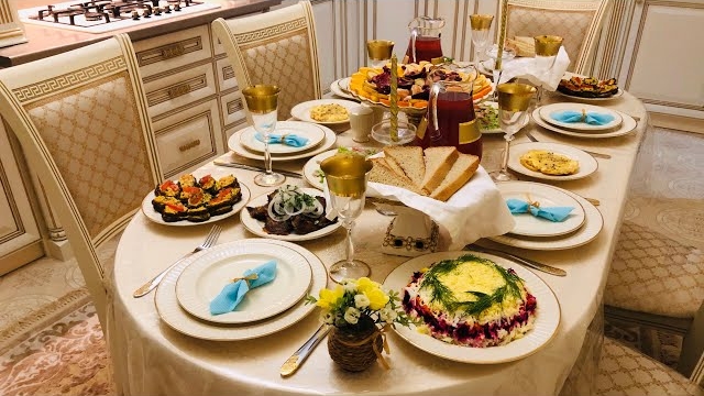 ПРАЗДНИЧНЫЙ СТОЛ НА 6 ЧЕЛОВЕК 😍🍽 бюджетный