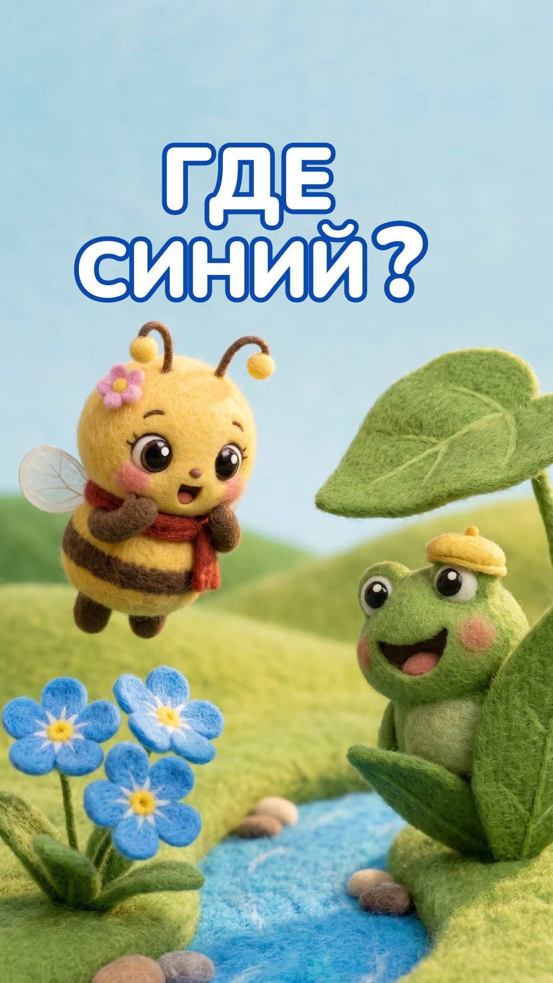 Шмуня ищет синий цвет 💙