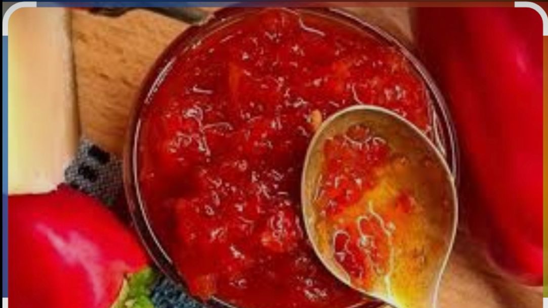 Конфи из Острого перца на зиму. Это очень вкусно. К мясу или рыбе.