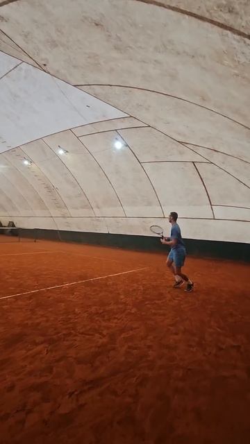 Practice Of Serbian Tennis Players At The PlayerZone Tennis Academy
