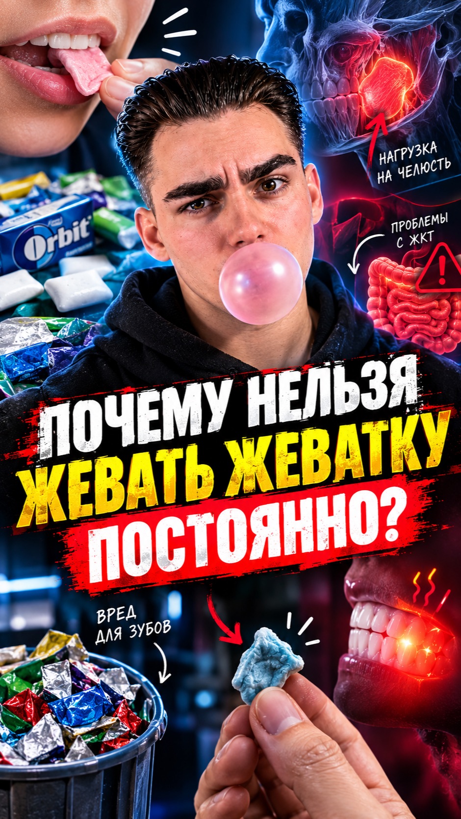 ЖЕВАТЬ ЖВАЧКУ ПОСТОЯННО | ПОЧЕМУ НЕЛЬЗЯ?