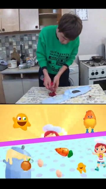 хочешь буду для 
тебя готовить?)