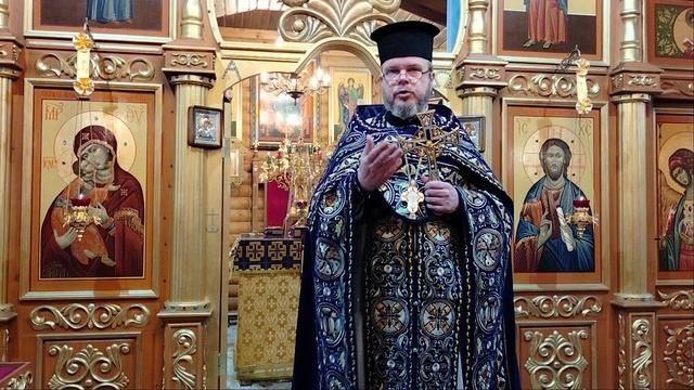 Слово отца Настоятеля   о смысле возложенного креста на человека. Воздвижение Креста Господня
