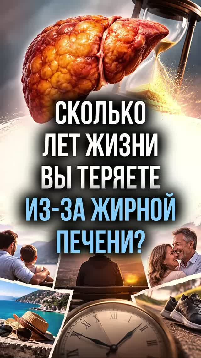 Сколько лет жизни вы теряете из-за жирной печени?