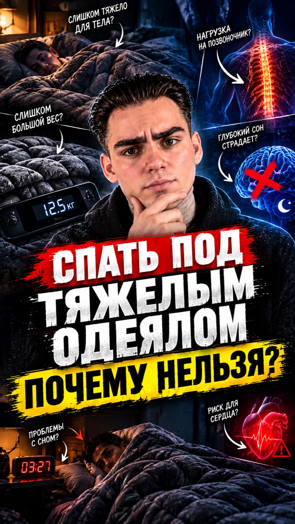 СПАТЬ ПОД ТЯЖЕЛЫМ ОДЕЯЛОМ | ПОЧЕМУ НЕЛЬЗЯ?