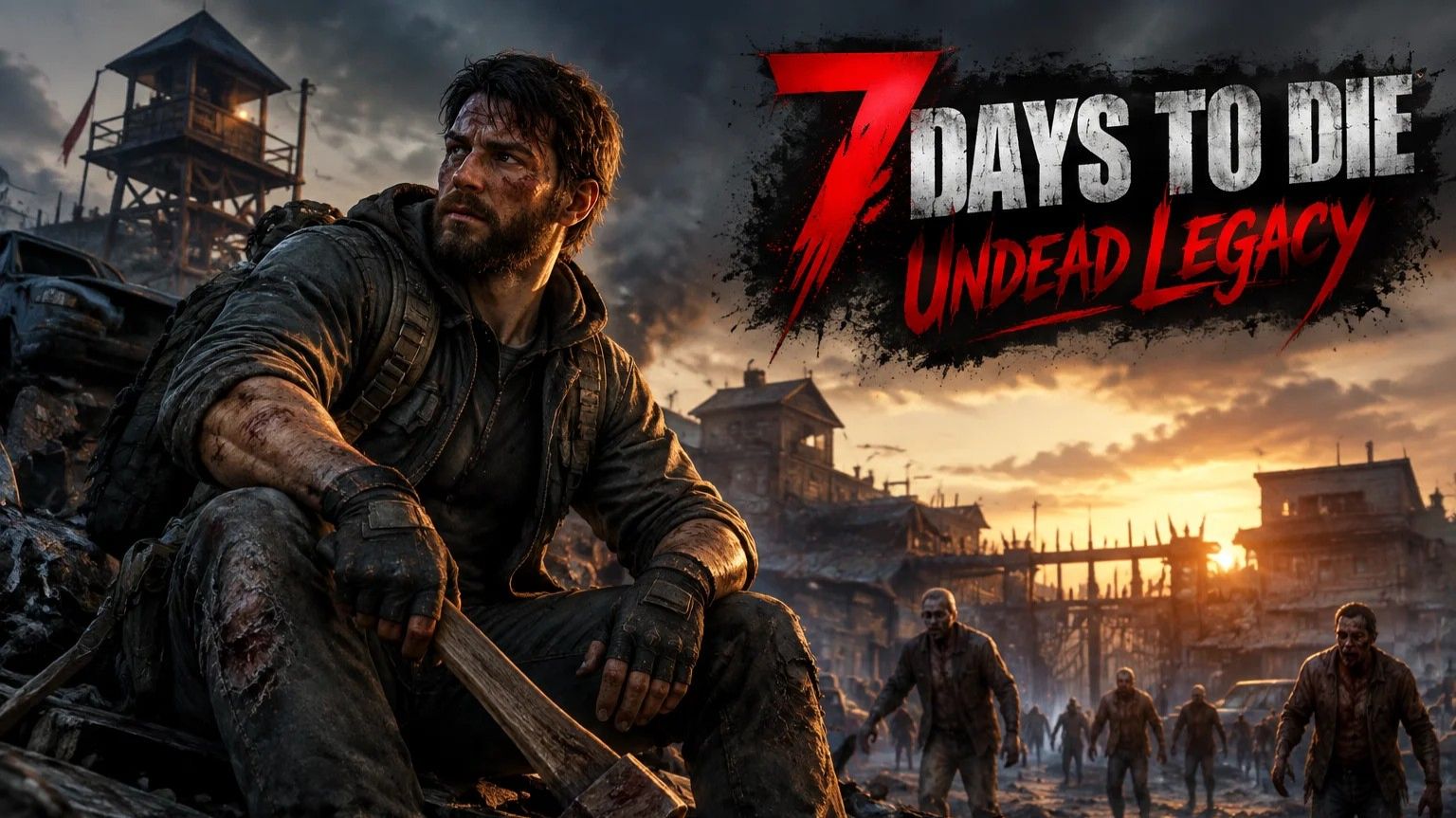 Выживание в 7 Days To Die Undead Legacy День 8