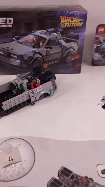 LEGO Speed Champions Машина времени из Назад в будущее 2в1 77256 357 деталей Сборка
