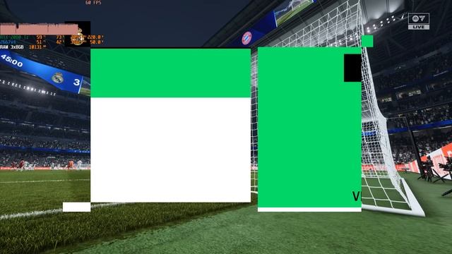тест процессора Xeon E5 2667v4 в EA SPORTS FC 27 (максимальные настройки + лок на 60FPS)