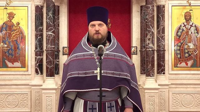 Иерей Димитрий Полещук проповедь на Крестовоздвижение после Всенощного бдения.