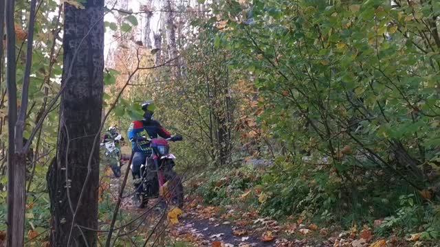 Мотоциклисты по бездорожью