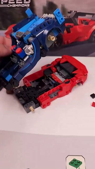 LEGO Speed Champions Ferrari SF90 XX Stradale Sports Car 77254 339 деталей - сборка