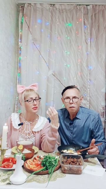 Яичницафрагмент мукбанга