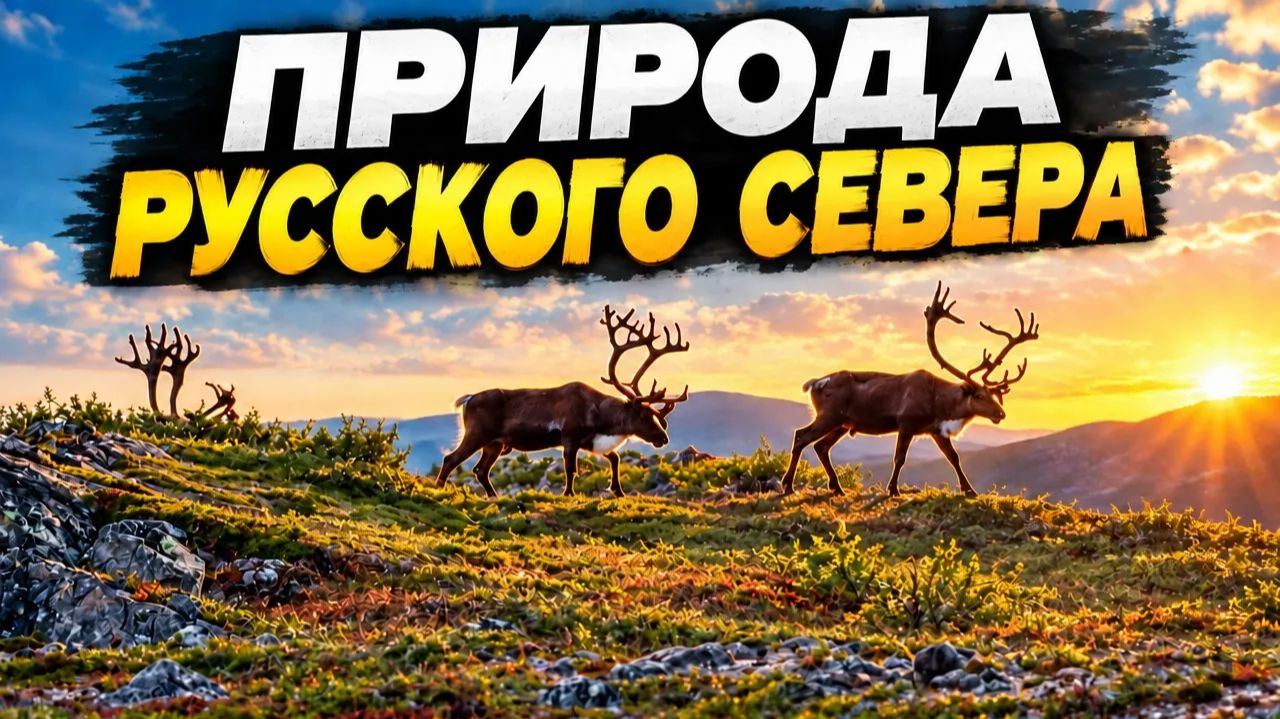 Природа русского севера под релакс музыку