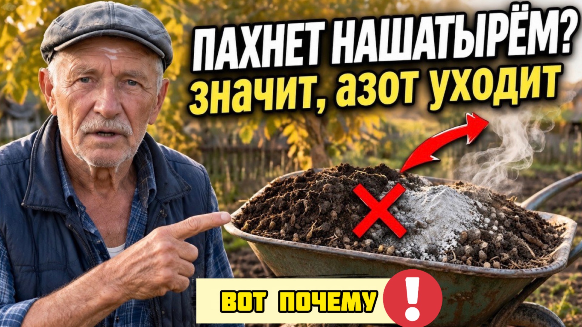 НЕ СЫПЬТЕ золу в навоз осенью! Вот в каком ПОРЯДКЕ вносить известь навоз в золу
