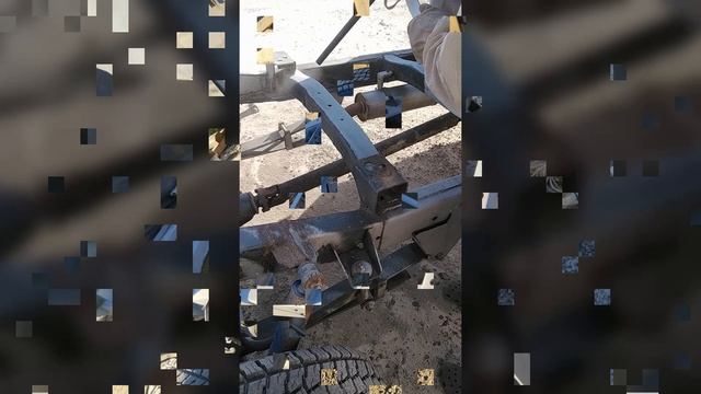 Пескоструйная обработка и антикор рамы фургона и авто