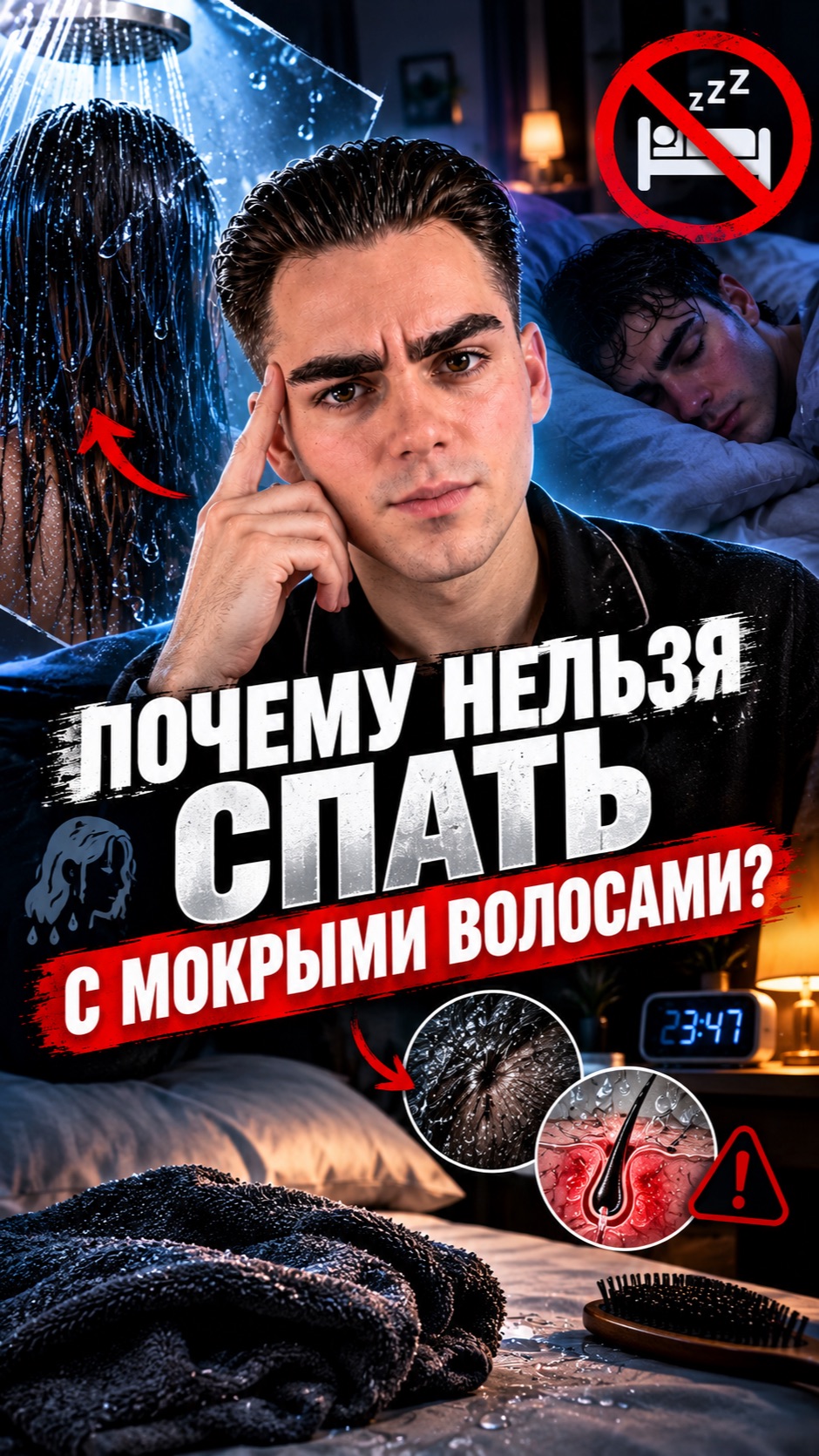 СПАТЬ С МОКРЫМИ ВОЛОСАМИ | ПОЧЕМУ НЕЛЬЗЯ?