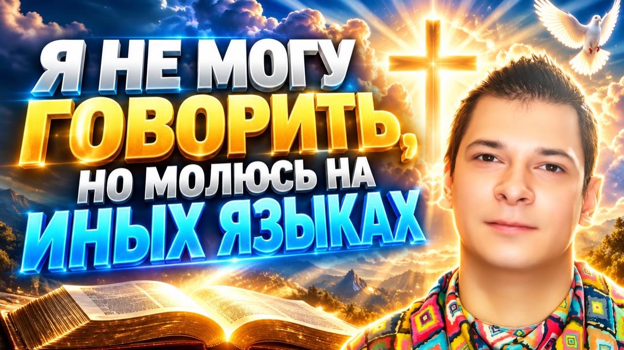 У меня ДЦП и я не могу говорить но Бог крестил меня Святым Духом! Витюша
