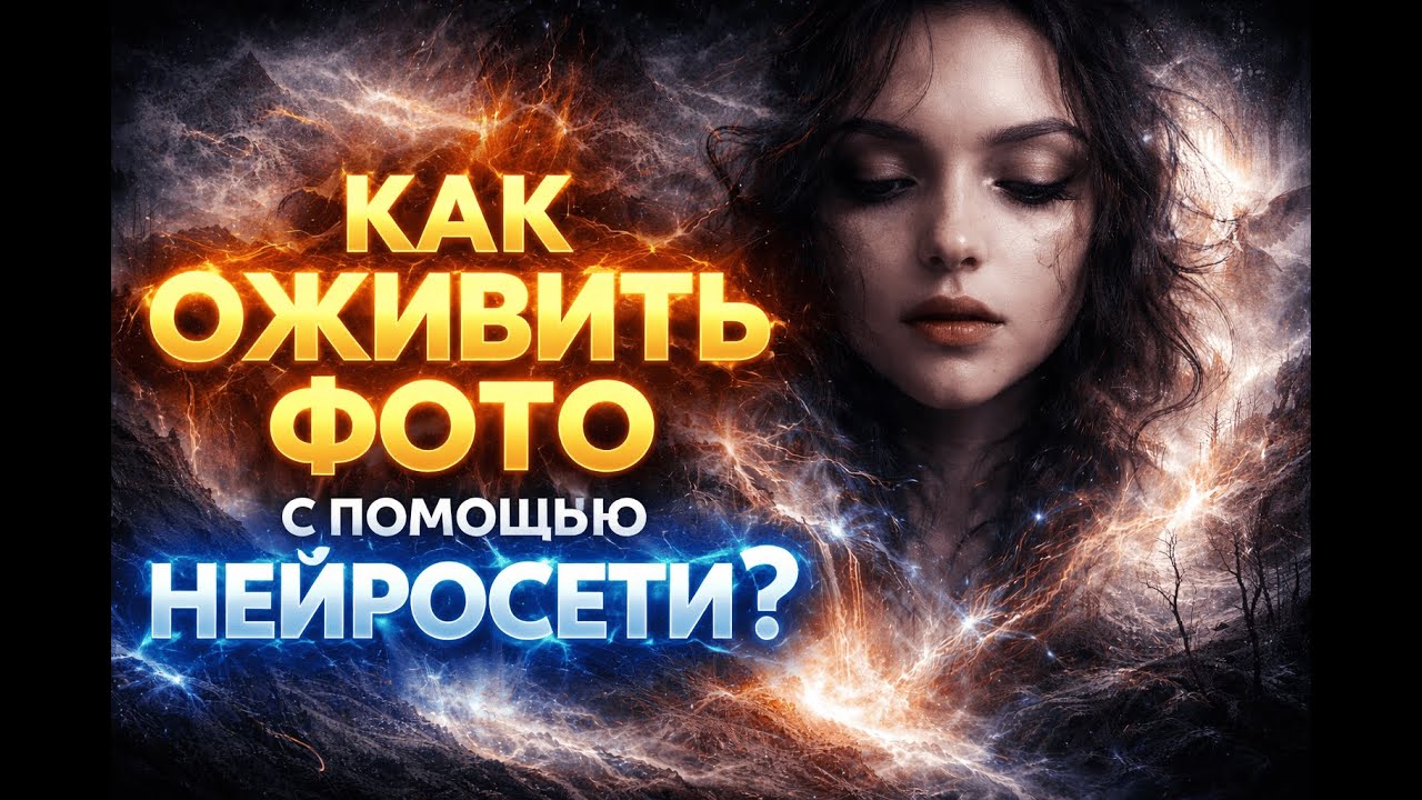 Как оживить фото с помощью нейросети?