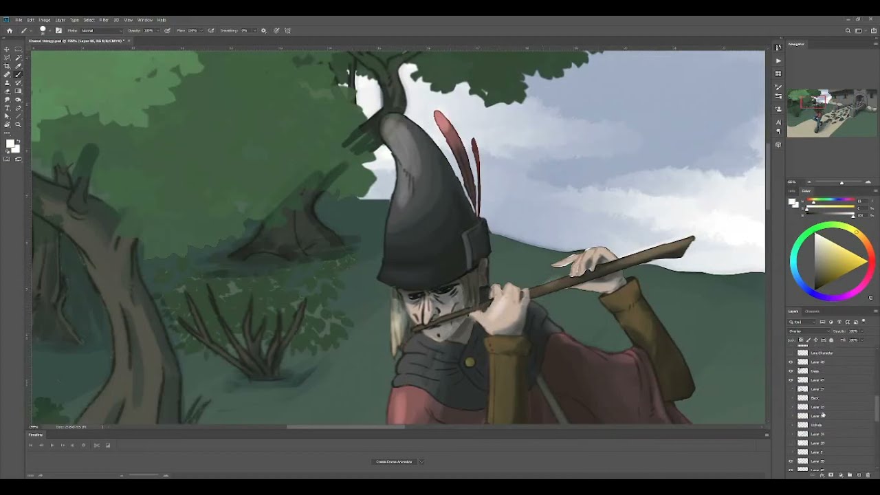 Speed paint Twitch channel background. Спидпэинт заставки на твич.