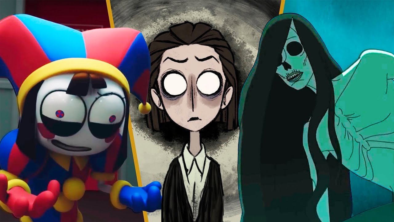 Жуткие Мультфильмы Разбор Digital Circus Fester Death and winemaker