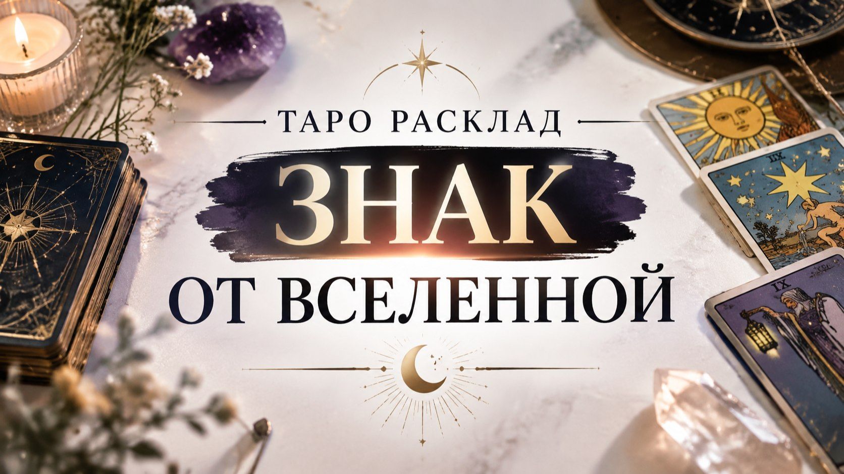 Таро-расклад Знак от Вселенной.