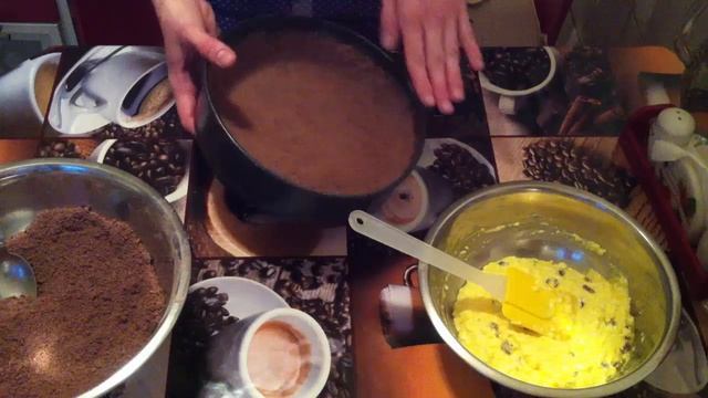 Творожный пирог с шоколадно песочной основой