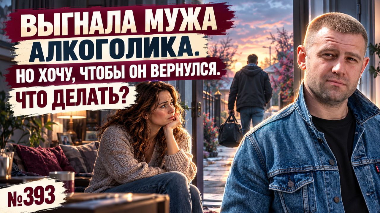 Выгнала мужа алкоголика. Но хочу, чтобы он вернулся. Что делать?
