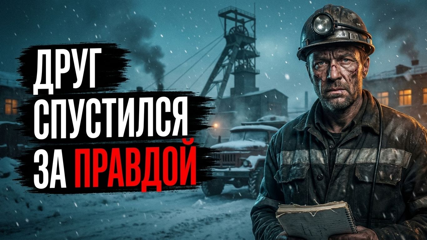 Шахтера сделали убиицеи для отчета. Друг спустился за правдои