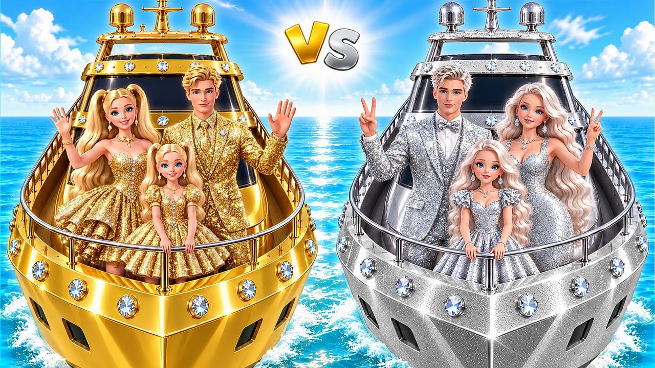 We Build Amazing Doll House Gold vs Silver Challenge  Amazing Creative Tricks by Multi DO Girls