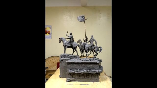 эскиз памятника Ивану Грозному - скульптор Ирина Макарова.