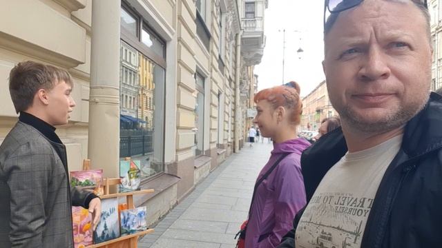 Питерский художник гнёт цены !!