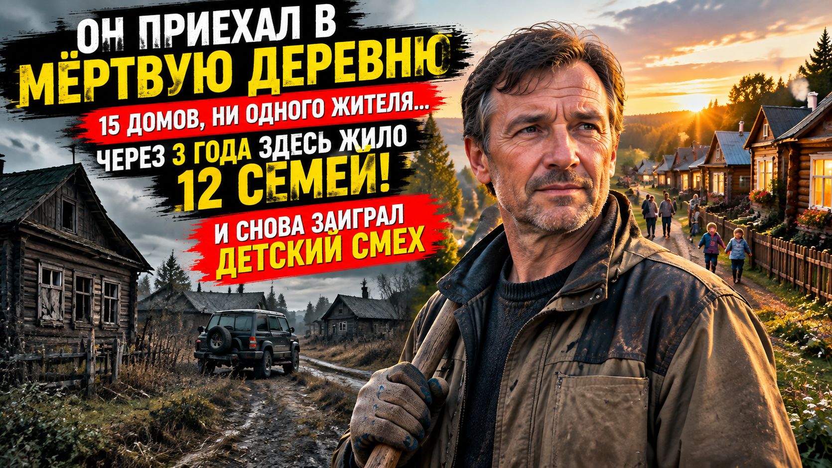 Истории из жизни  Мужчина оживил заброшенную деревню и вернул туда людей  Аудио рассказы