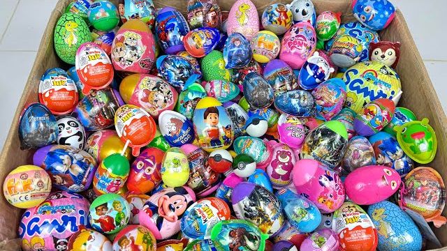 Unpacking So Many Surprise Egg Surprise Ball Mystery Pack and More With Satisfying Gift  ASMR