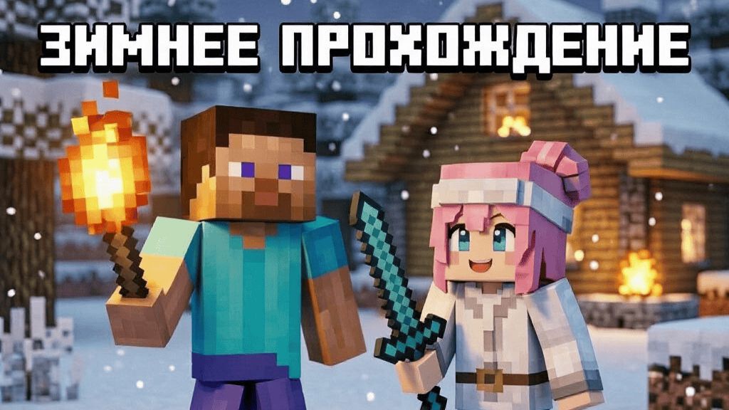 100 ДНЕЙ Выживания в Ужасной ЗИМЕ в Майнкрафт