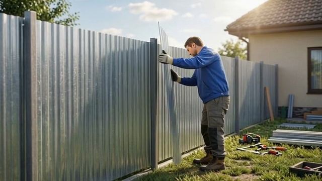 Краска для металлического забора: что выбрать для дома