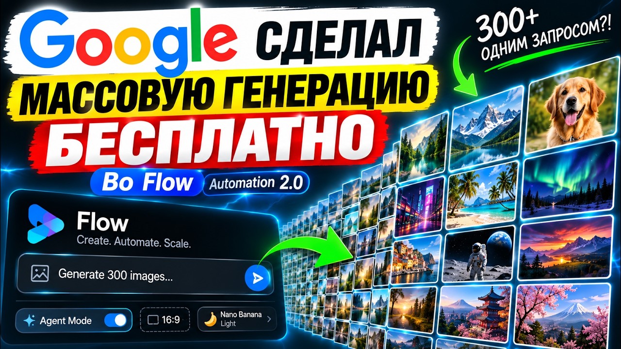 Google сделал массовую генерацию бесплатно