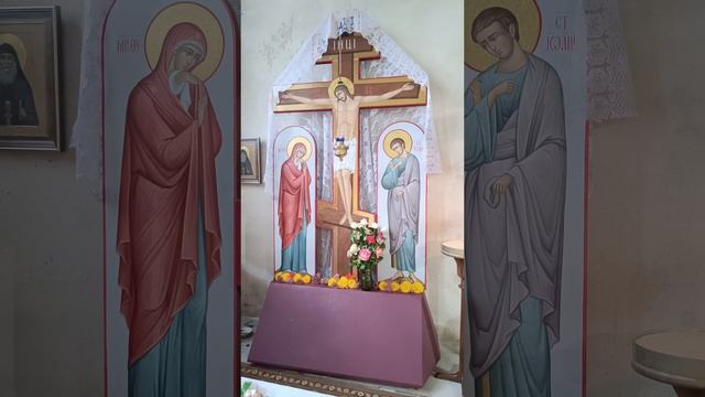 Величаем Тя Живодавче Христе и чтем Крест Твой Святый имже нас спасл еси от работы вражия