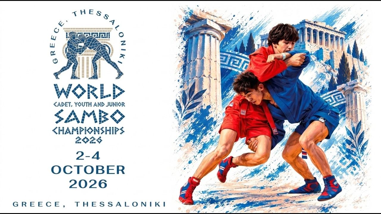 World Cadets Youth  Juniors SAMBO Championships 2026  Thessaloniki Greece  Announcement
