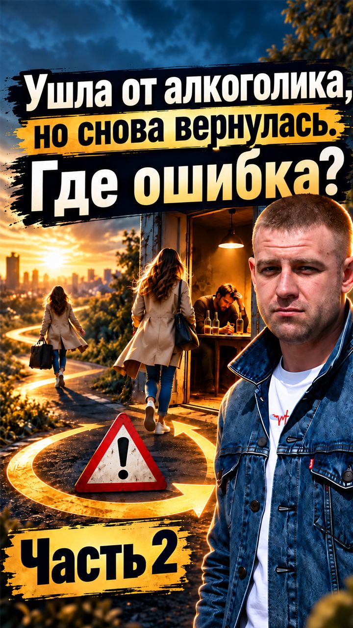 Ушла от алкоголика но снова вернулась. Где ошибка? Часть 23