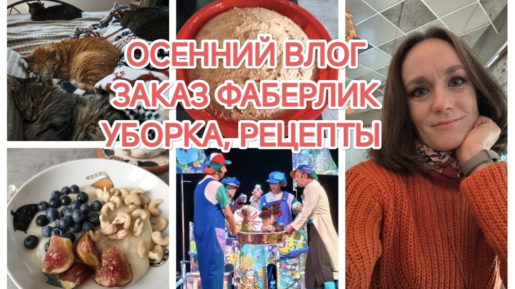 ВЛОГОСЕНЬ ПРИШЛА ЗАКАЗ ФАБЕРЛИК ЯБЛОЧНЫЕ ДРАНИКИПИРОГ С ИНЖИРОММОТИВАЦИЯ НА УБОРКУ