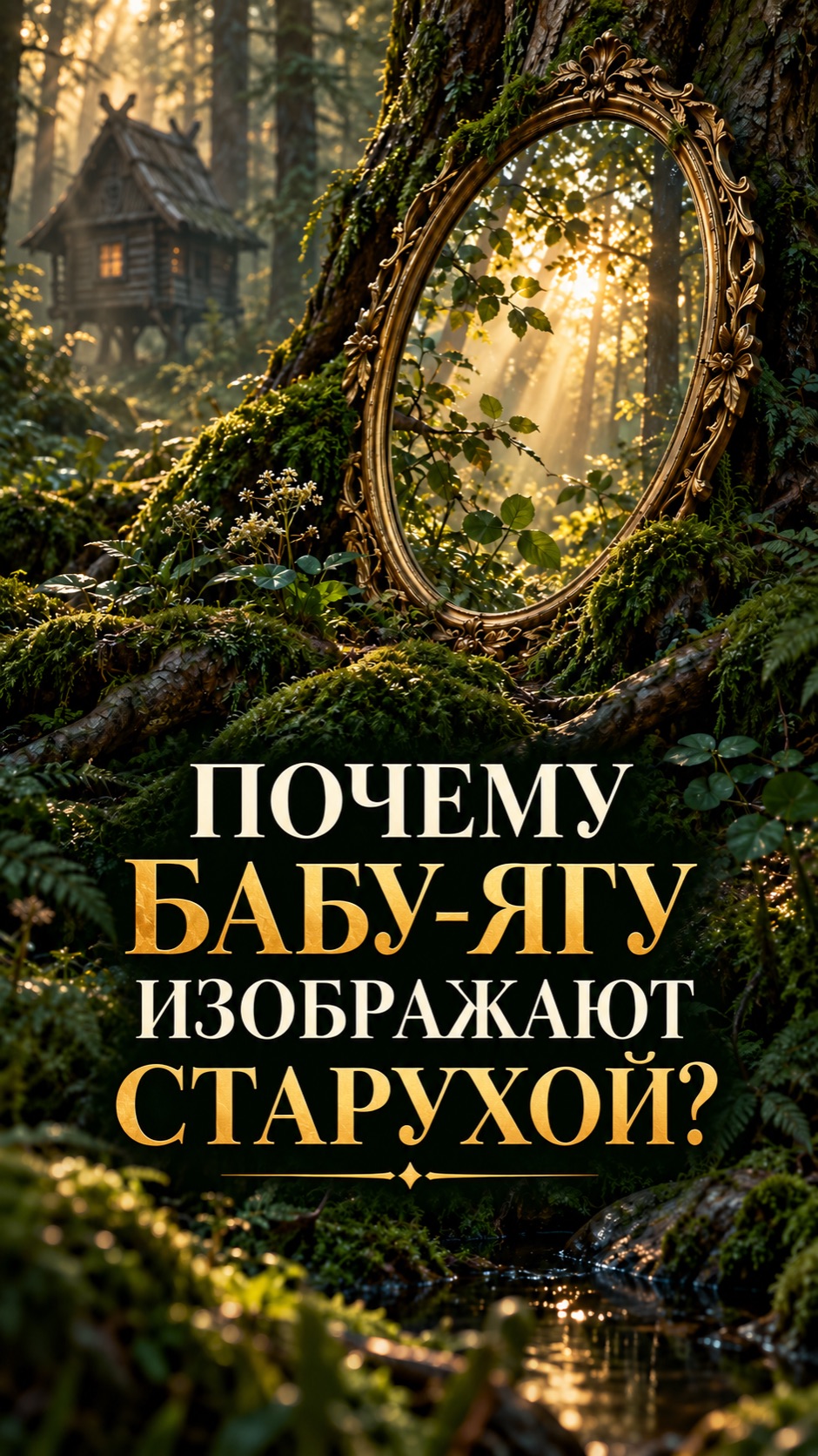 ПОЧЕМУ БАБУ-ЯГУ ИЗОБРАЖАЮТ СТАРУХОЙ?